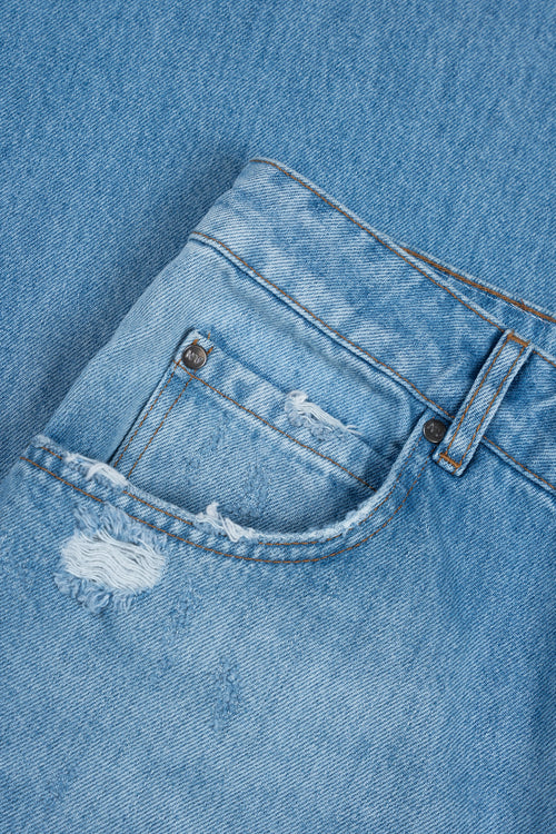 Baggy wide-leg jeans