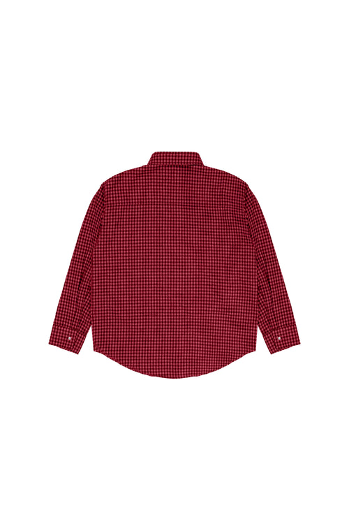 Small check burgundy